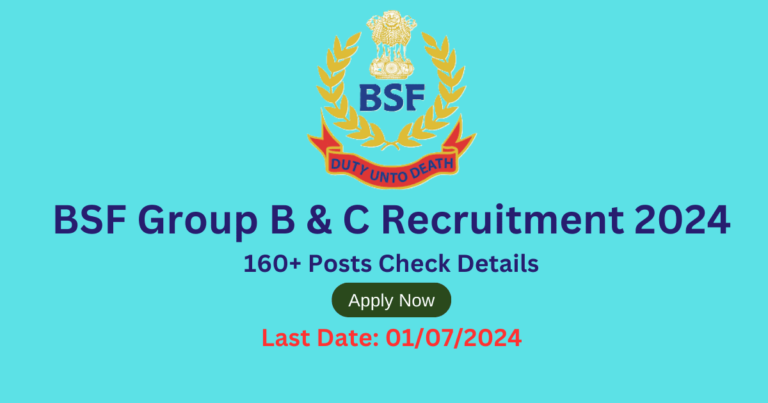 BSF Group B & C Recruitment 2024