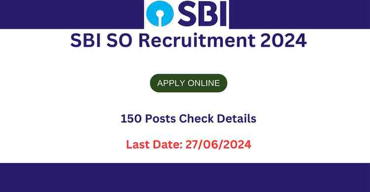 SBI SO Recruitment 2024 Banner