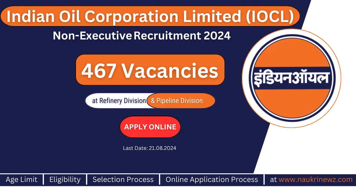 IOCL Non-Executive Recruitment 2024 Banner Image