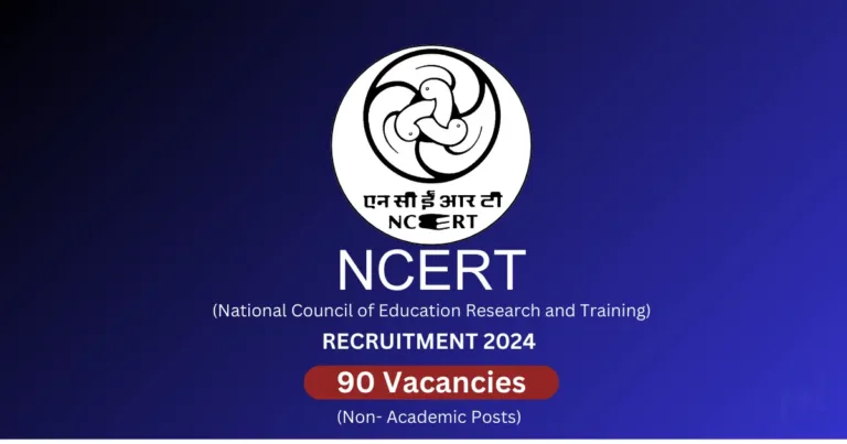 NCERT Recruitment 2024 Banner