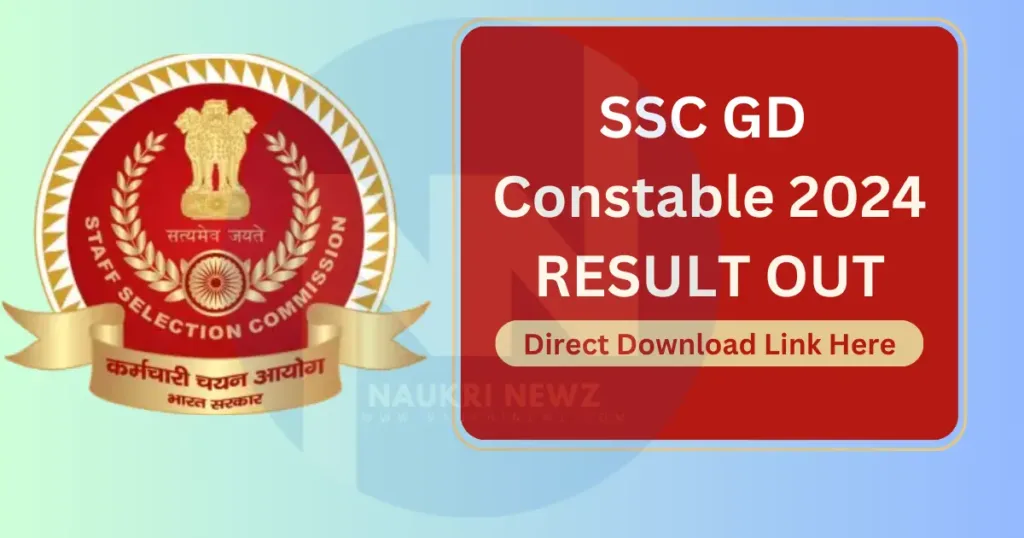 SSC GD Constable Result 2024