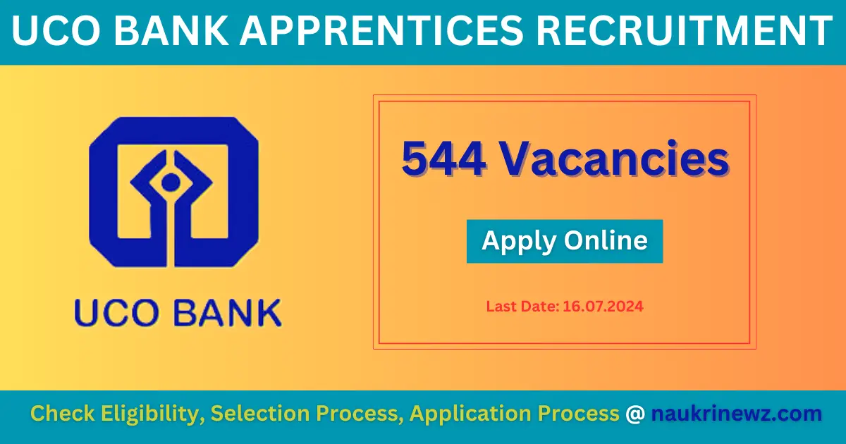 UCO BANK Apprentice recruitment 2024