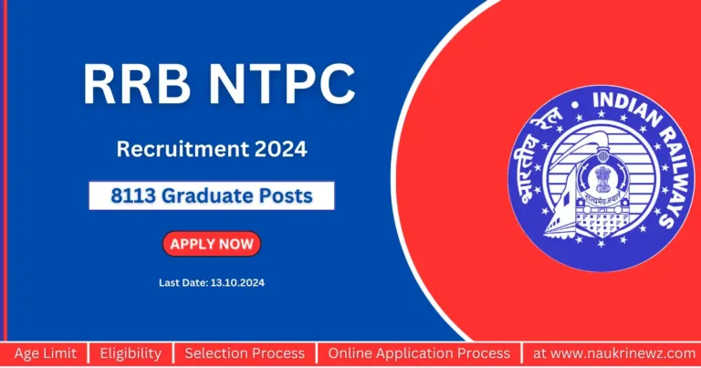 RRB NTPC 2024 Recruitment Notification (CEN 05-2024) Banner Image